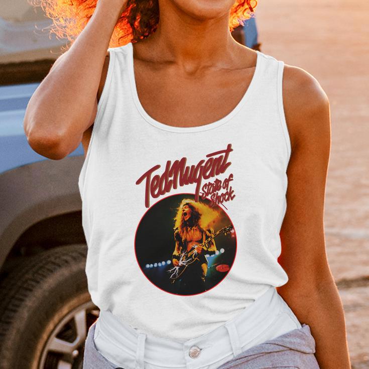 Ted Nugent State Of Shock Art Unisex Tank Top Gifts for Women