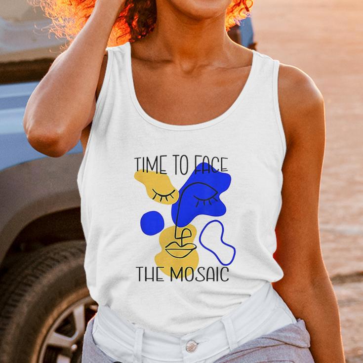 Time To Face The Mosaic Funny Creative Art Gift Unisex Tank Top Gifts for Women