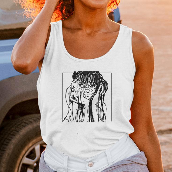 Tomie Anime Manga Junji Ito Uzumaki Unisex Tank Top Gifts for Women