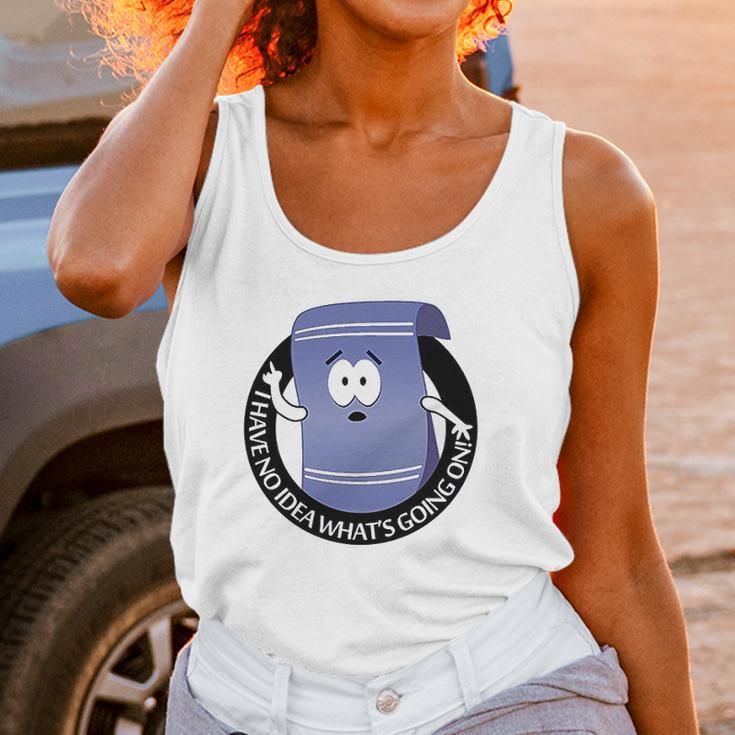 Towelie South Park Funny I Have No Idea Unisex Tank Top Gifts for Women