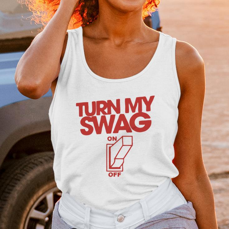 Turn My Swag On Unisex Tank Top Gifts for Women