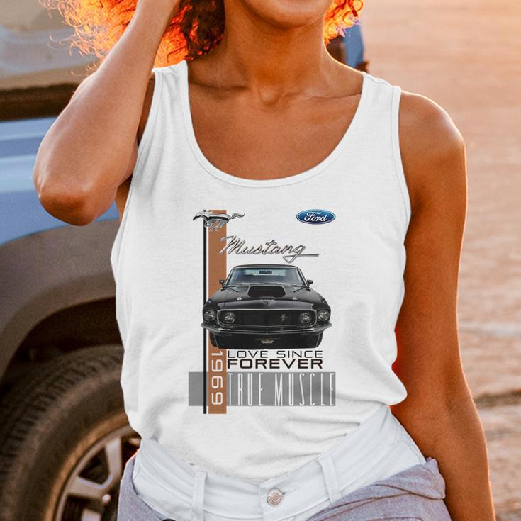 Vintage Mustang Ford 1969 Love Since Forever Unisex Tank Top Gifts for Women