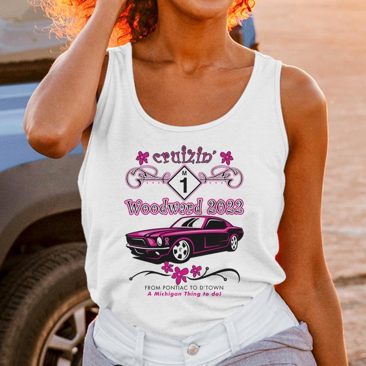 Woodward Avenue Cruise 2022 M1 Pink Style Unisex Tank Top Gifts for Women