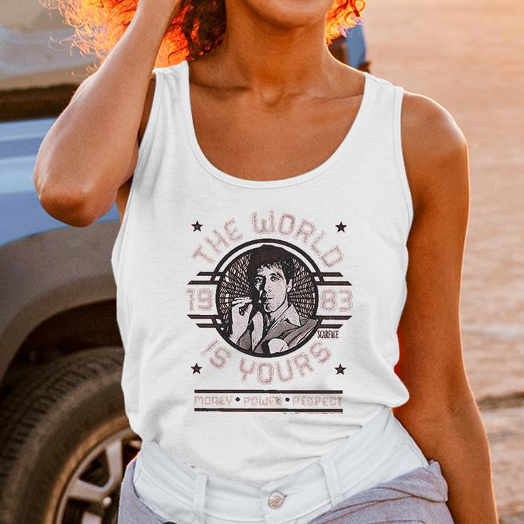 World Yours Money Power Respect Unisex Tank Top Gifts for Women