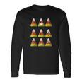 Candy Corn Emojis Halloween Cool Funny Emoticons Gift Unisex Long Sleeve Gifts ideas