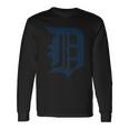 Detroit Baseball D | Vintage Michigan Bengal Tiger Retro Pullover Hoodie Unisex Long Sleeve Gifts ideas