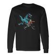 Funny Dino On Bike Trex Lover Rider Motorcycle Unisex Long Sleeve Gifts ideas