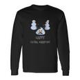 Happy Global Warming Snowmen Emoji Climate Change Unisex Long Sleeve Gifts ideas