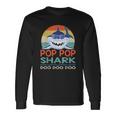 Pop Pop Shark Doo Doo Doo Vintage Matching Family Unisex Long Sleeve Gifts ideas