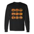 Pumpkin Emoji Pumpkin Emoji Halloween Costume Unisex Long Sleeve Gifts ideas