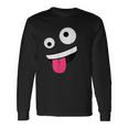 Wild Silly Crazy Eyes Zany Face Emojis Halloween Costume Unisex Long Sleeve Gifts ideas