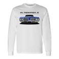 1972 Oldsmobile 442 Front Blue Ii Unisex Long Sleeve Gifts ideas