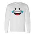 Emojis Costume Crying Laughing Emoticon Tears Unisex Long Sleeve Gifts ideas