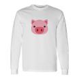 Pig Emoji Cute Porky Head DesignLittle Pink Pig T Shirt Unisex Long Sleeve Gifts ideas