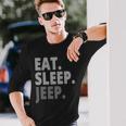 Eat Sleep Jeep For Jeep Drivers Unisex Long Sleeve Gifts for Him