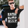 Eat Sleep Jeep Shirt Men’S Hoodie Unisex Long Sleeve Gifts for Him