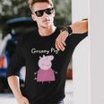 Granny Pig T-Shirt Unisex Long Sleeve Gifts for Him