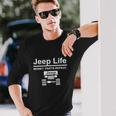 Jeep Life Money Parts Repeat Unisex Long Sleeve Gifts for Him