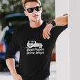 Mens The Best Papas Drive Jeeps Funny True Unisex Long Sleeve Gifts for Him