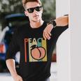 Vintage Peach Peach Fruit Emoji Gift Unisex Long Sleeve Gifts for Him