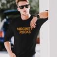 Virginity Rocks Basic Vintage Unisex Long Sleeve Gifts for Him