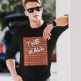 The Wall Funny Halloween Brick Wall Unisex Long Sleeve Gifts for Him