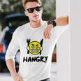 Hangry Emoji Unisex Long Sleeve Gifts for Him