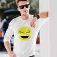 Laughing Tears Emojis Cute Happy Laugh Face Gift Unisex Long Sleeve Gifts for Him