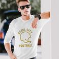 The Steel City Vintage Pittsburgh Football Unisex Long Sleeve Gifts for Him