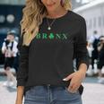 Bronx New York St Patricks Day Irish Shamrock Unisex Long Sleeve Gifts for Her