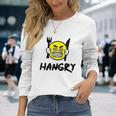 Hangry Emoji Unisex Long Sleeve Gifts for Her