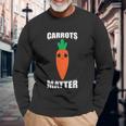 Carrots Matter Funny Cute Emoji Vegetable Vegan Food Gift Unisex Long Sleeve Gifts for Old Men