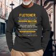 Fletcher Completely Unexplainable Family Unisex Long Sleeve Gifts for Old Men