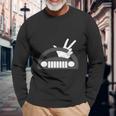 Funny The Jeep Wave T-Shirt Unisex Long Sleeve Gifts for Old Men