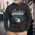 Game On Apparel Sundays Are For The Birds Philly Unisex Long Sleeve Gifts for Old Men