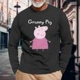 Granny Pig T-Shirt Unisex Long Sleeve Gifts for Old Men