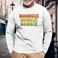 Boogie Oogie Oogie Vintage 1970 Distressed Unisex Long Sleeve Gifts for Old Men