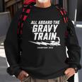 All Aboard The Gravy Train Tampa Bay Champion 2020 Sweatshirt Gifts for Old Men