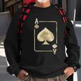 Ace Of Spades Playing Card Halloween Glam Sweatshirt Gifts for Old Men