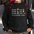 Bad Calla Trap Playa Bunny Emoji Dembow Reggaeton Style Sweatshirt Gifts for Old Men