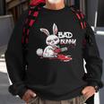 Funny Horror Rabbit Halloween Gift Evil Bad Bunny Sweatshirt Gifts for Old Men