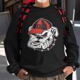 Georgia Bulldog Black Solid Sweatshirt Gifts for Old Men