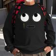 Halloween Emojis Costume Rolling Eyes Emoticon Sweatshirt Gifts for Old Men