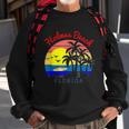 Holmes Beach Florida Vintage Retro Beach Sunset Sweatshirt Gifts for Old Men