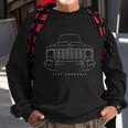 Jeep Cherokee Xj Front Stencil White Sweatshirt Gifts for Old Men