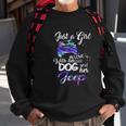 Just A Girl In Love With Her Dog And Her Heart For Jeep Sweatshirt Gifts for Old Men