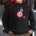 Pink Pig Emoji Family Matching Costume New Year 2022 Sweatshirt Gifts for Old Men