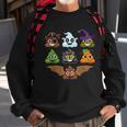 Poops Emojis Halloween Sweatshirt Gifts for Old Men