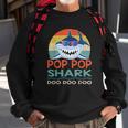 Pop Pop Shark Doo Doo Doo Vintage Matching Family Sweatshirt Gifts for Old Men