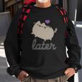 Pusheen Ladies The Catthe Cat Vintage Juniors Sweatshirt Gifts for Old Men